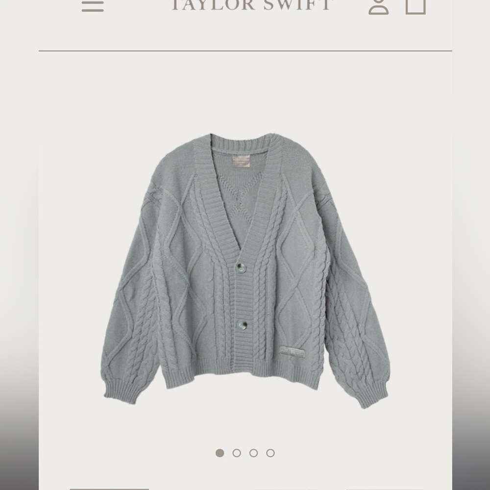Taylor Swift Authentic Ttpd Cardigan M/L Nwot - image 3